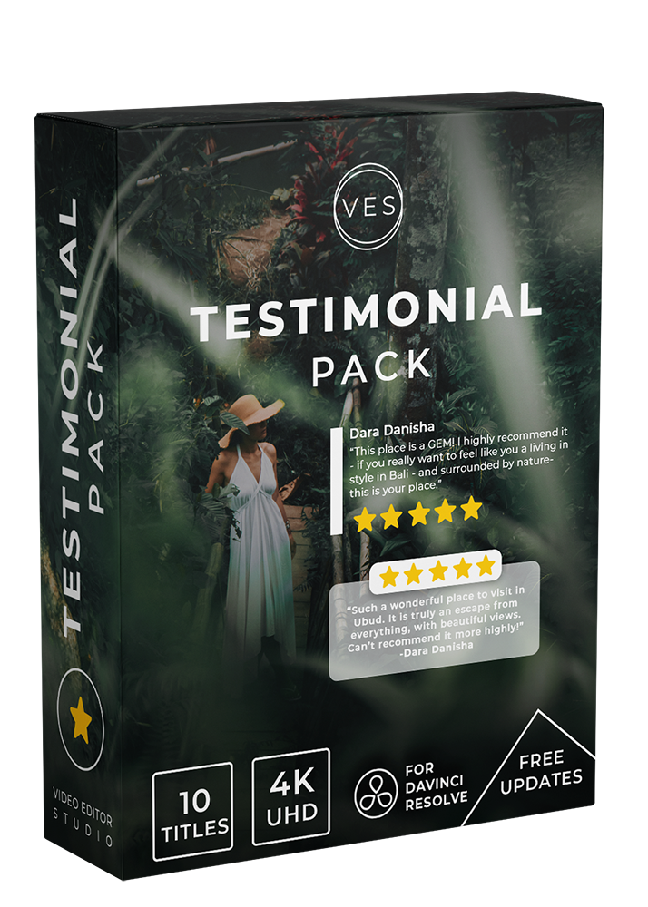 Testimonial Title Pack