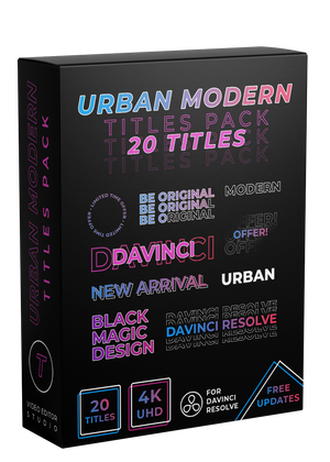 Urban Modern Title Pack