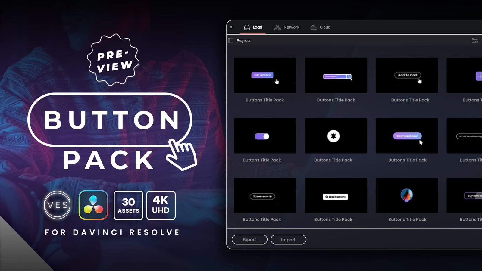 Buttons Title Pack
