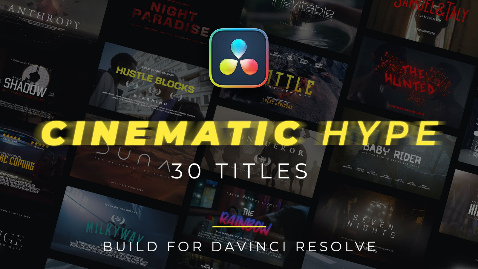 Cinematic Hype Title Pack
