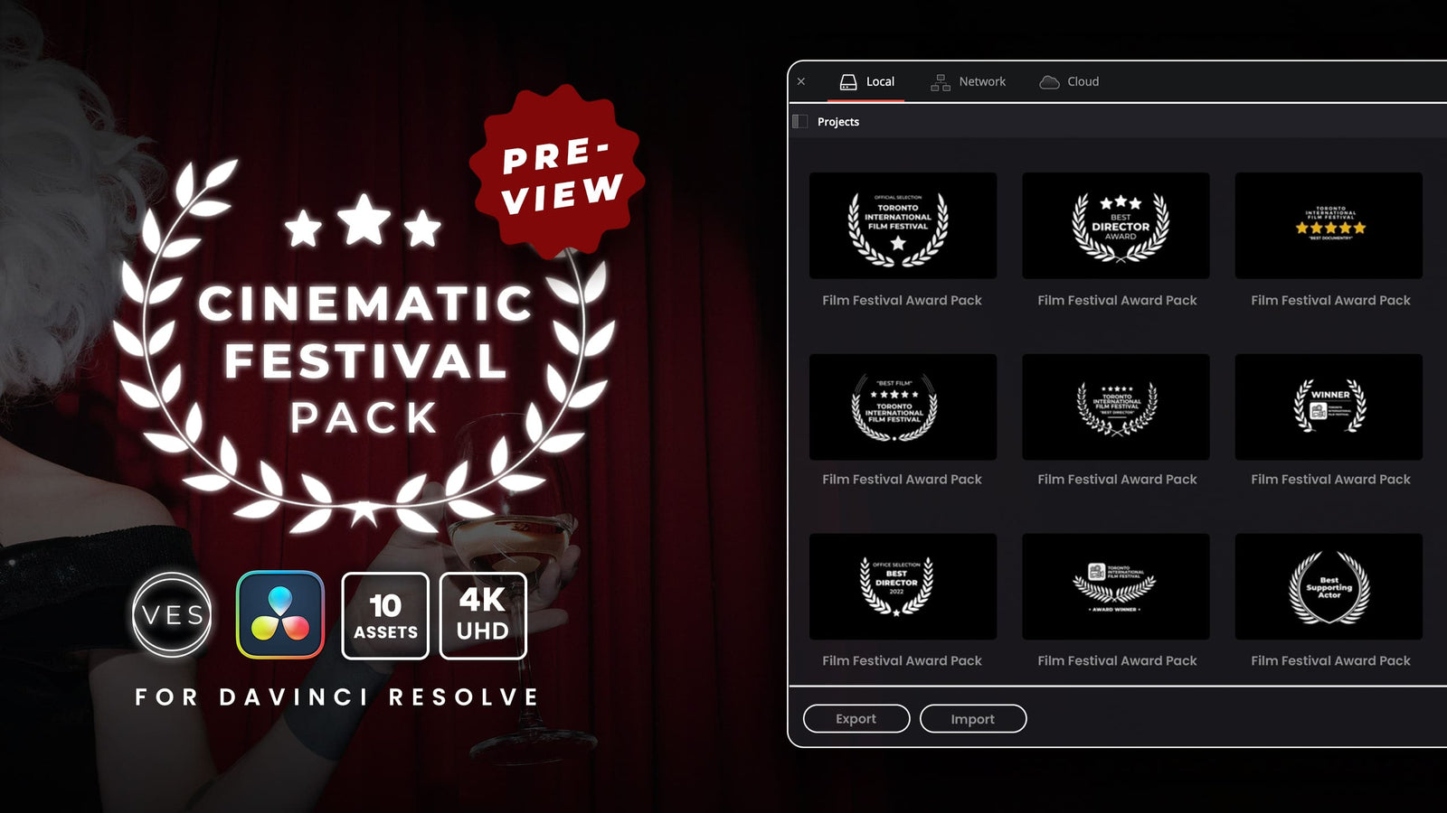 Film Festival Award Pack