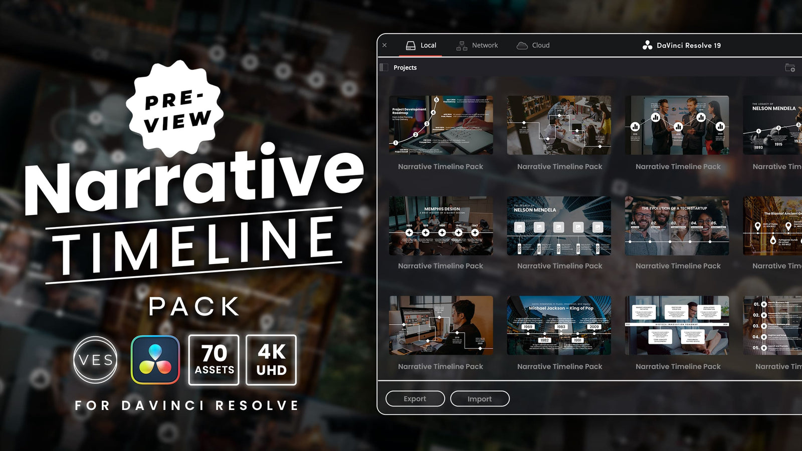 Narrative Timeline Pack
