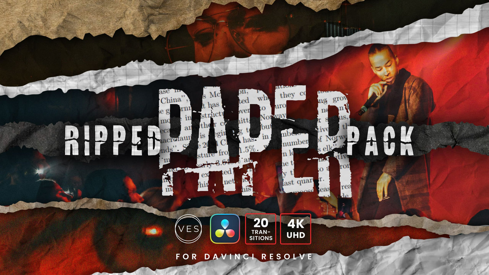 Paper Rip Transition Pack