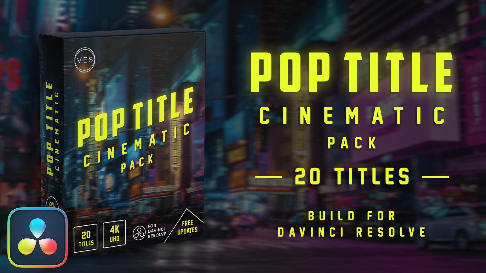 Pop Cinematic Title Pack