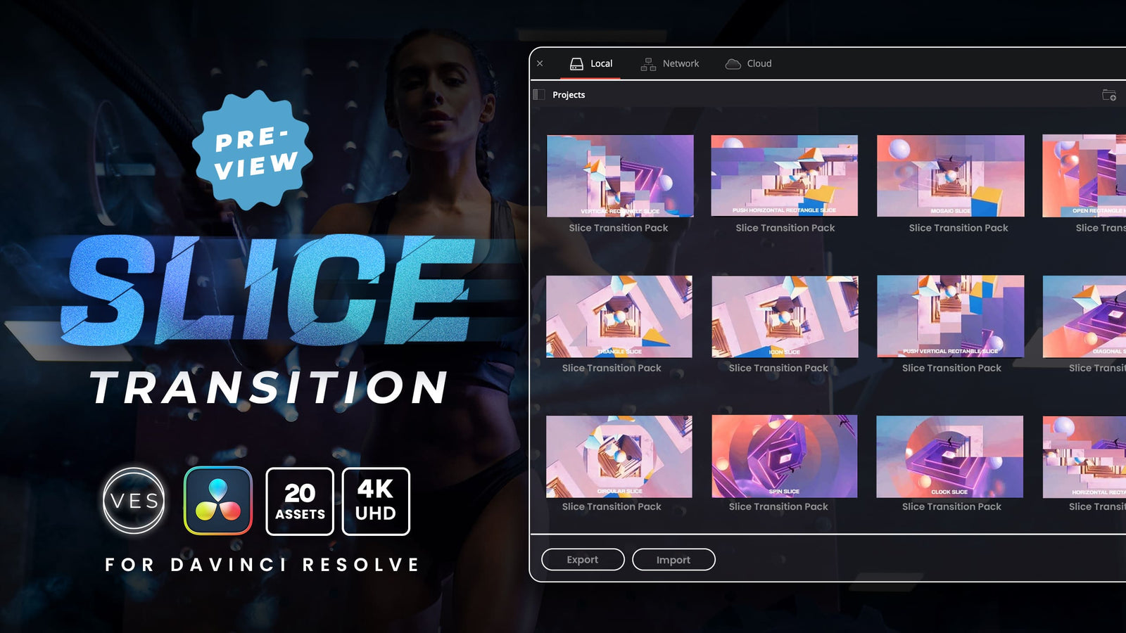 Slice Transition Pack