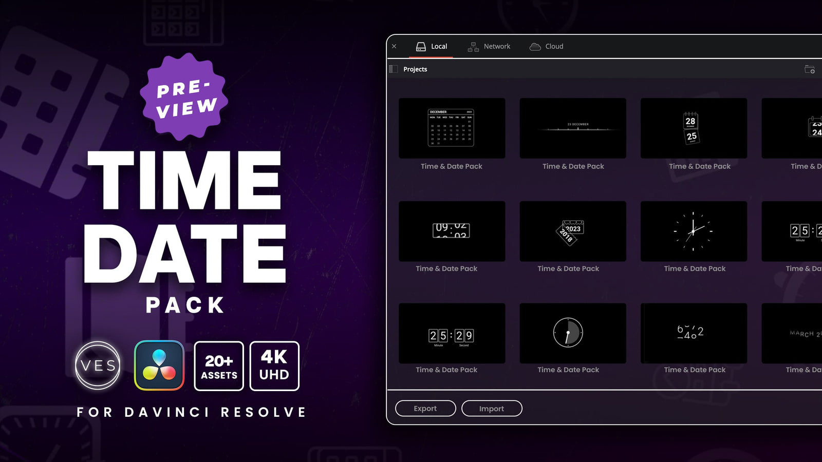 Time & Date Pack