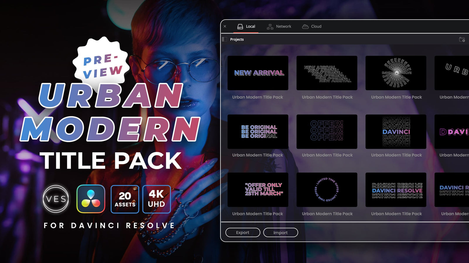 Urban Modern Title Pack
