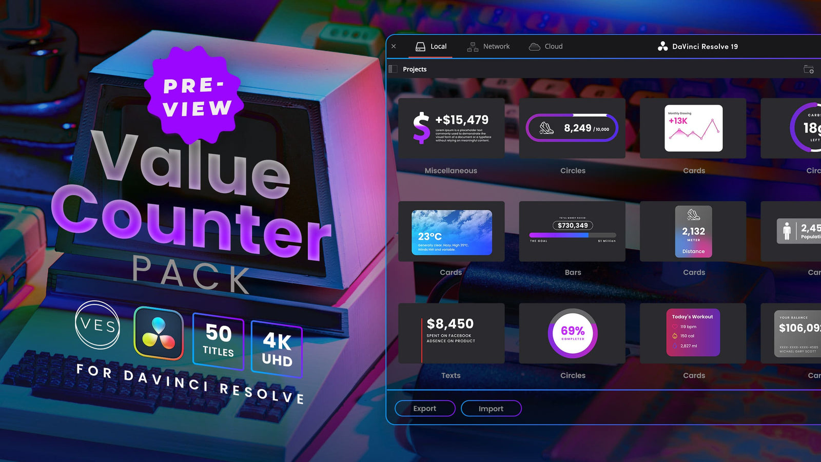 Value Counter Pack