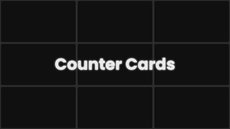 Counter Cards preview