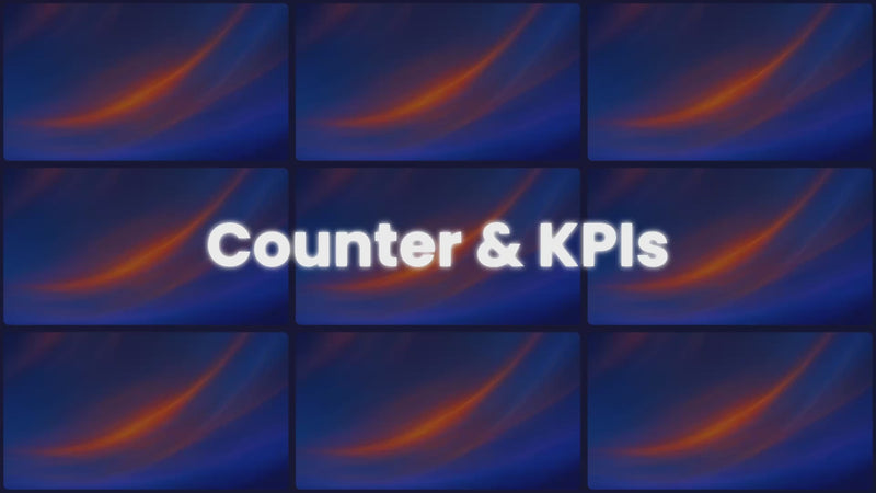 Counter & KPIs preview