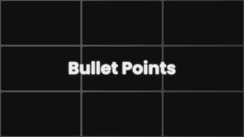 Bullet Points preview