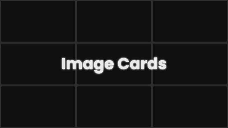 Image Cards preview
