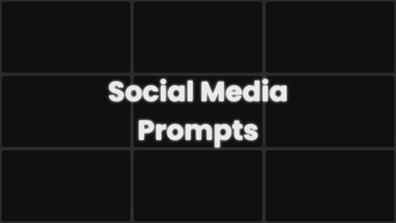 Social Media Prompt preview