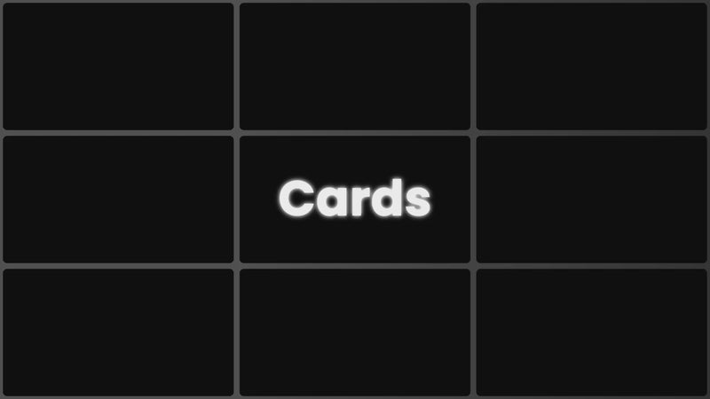Cards preview