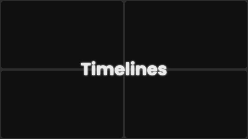 Timelines preview