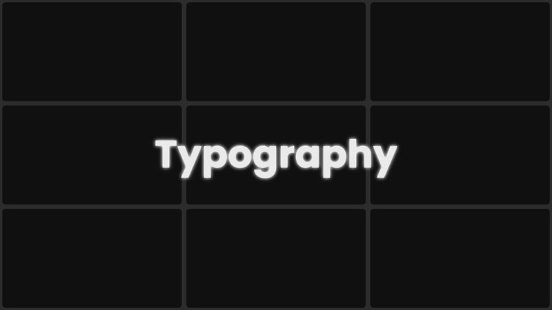 Typography preview