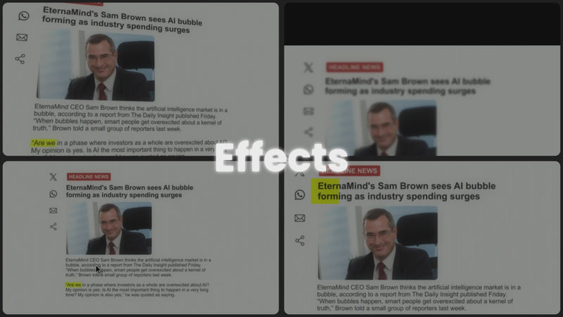 Effect preview