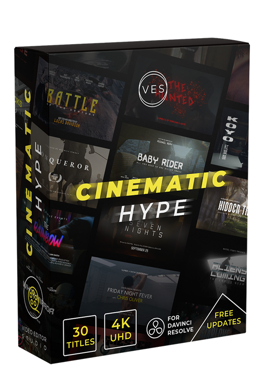 Cinematic Hype Title Pack
