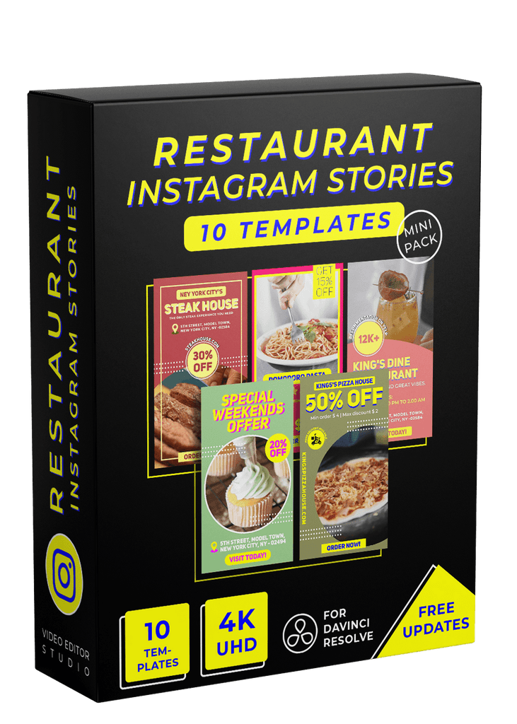 Restaurant Instagram Stories (Mini Pack)