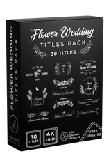 Wedding Flower Title Pack