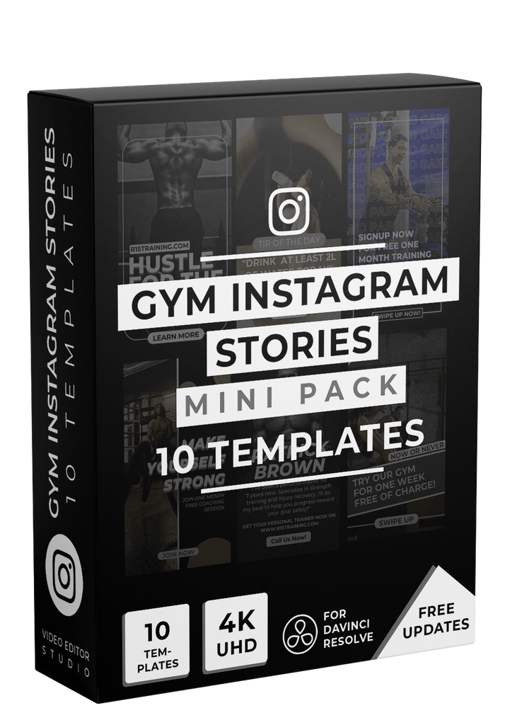 Gym Instagram Stories (Mini Pack)