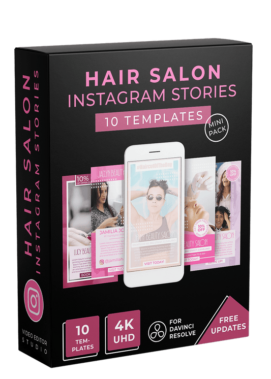 Hair Salon Instagram Stories (Mini Pack)