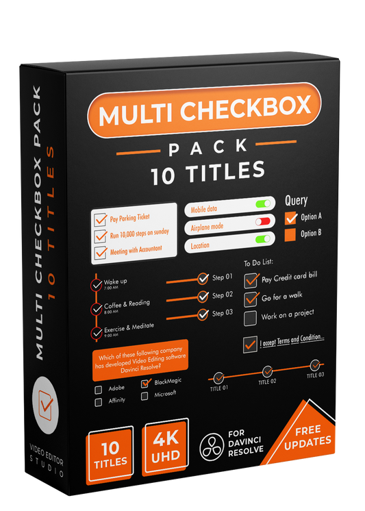 Multi Checkbox Title Pack