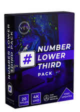 Number Lower Third Title Pack