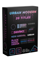Urban Modern Title Pack