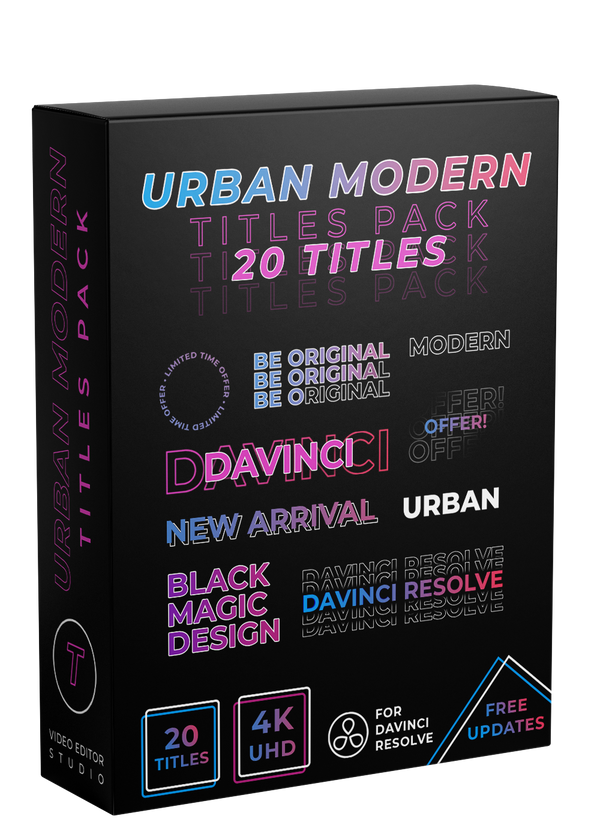 Urban Modern Title Pack