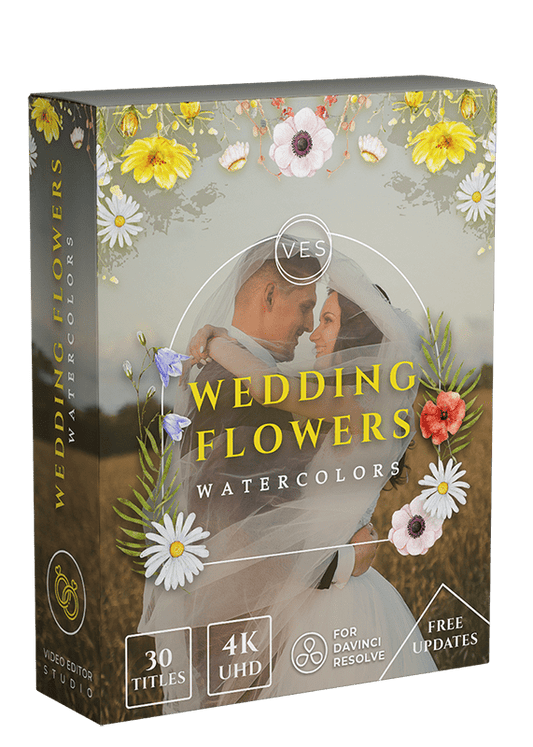 Wedding Watercolor Flower Pack