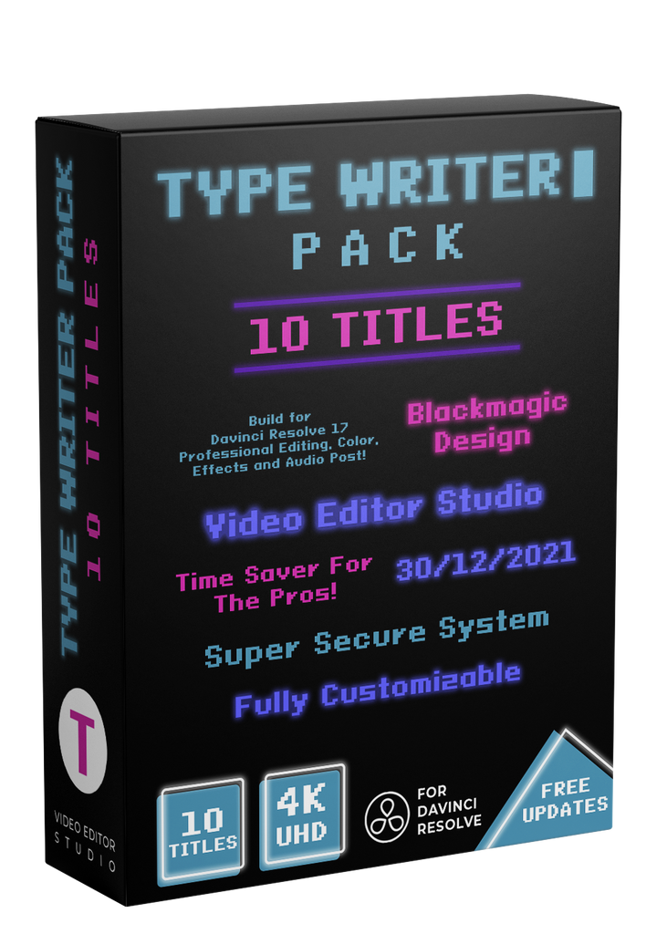 Typewriter Title Pack