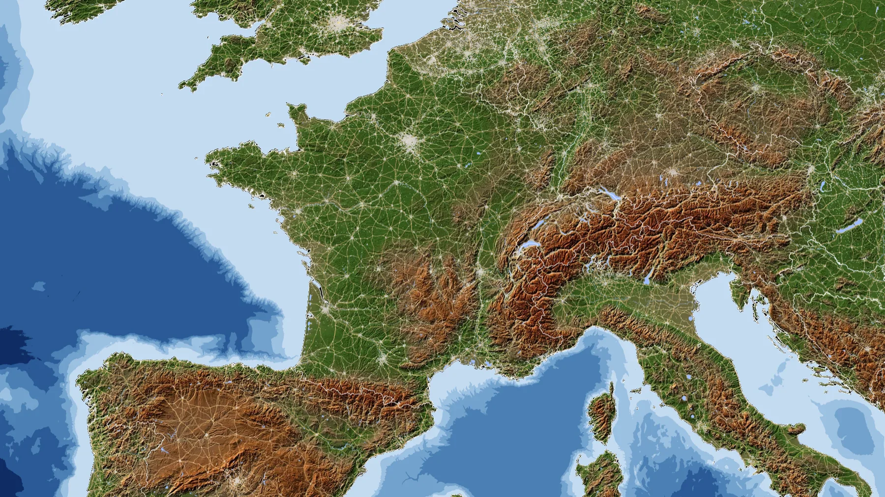 Finished composed map